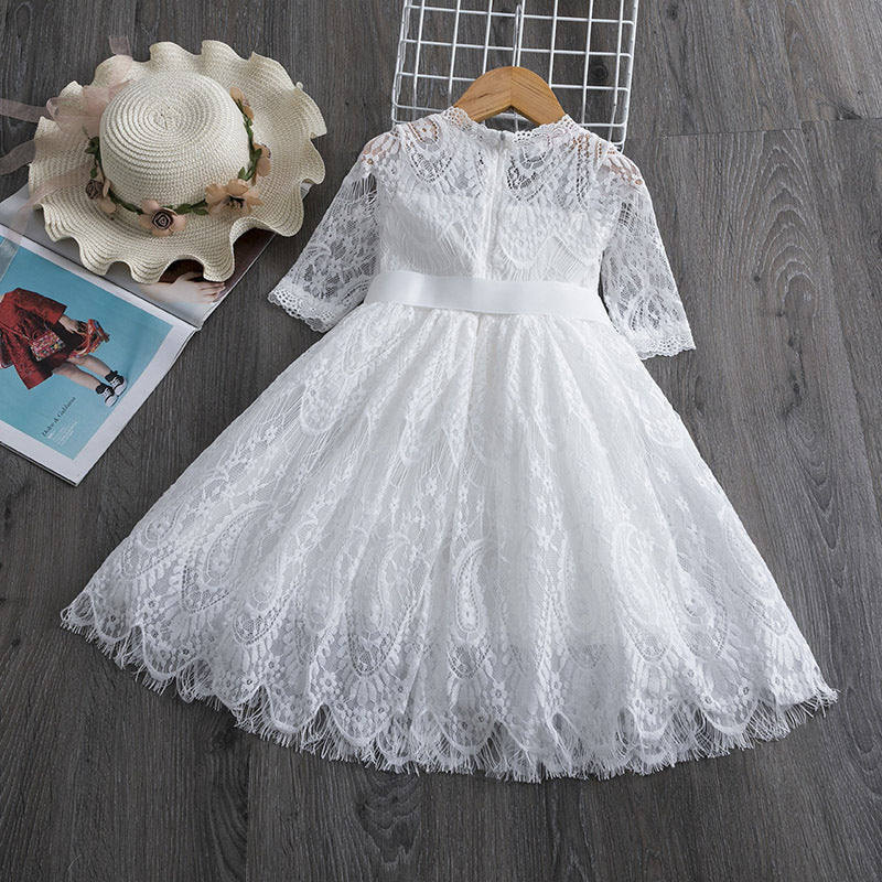 Girls Lace Dress Spring And Autumn from Eternal Gleams