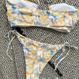 Radiant Waves Plus-Size Bikini Set from Eternal Gleams