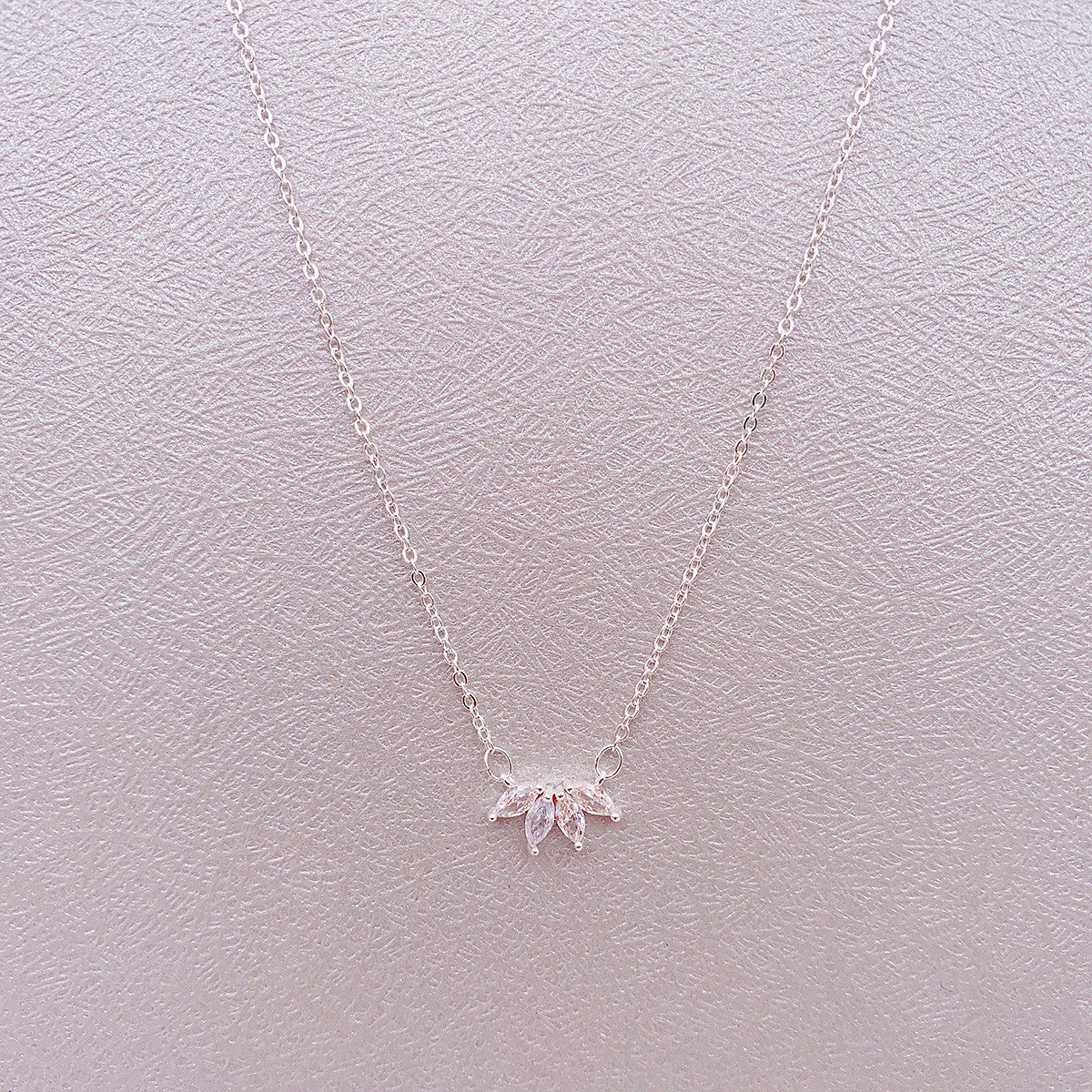 Minimalist Shining Flower Petal Necklace for Women and Girls from Eternal Gleams