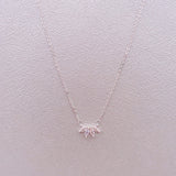 Minimalist Shining Flower Petal Necklace for Women and Girls from Eternal Gleams