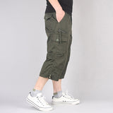 Men's loose cropped multi-pocket tooling pants from Eternal Gleams