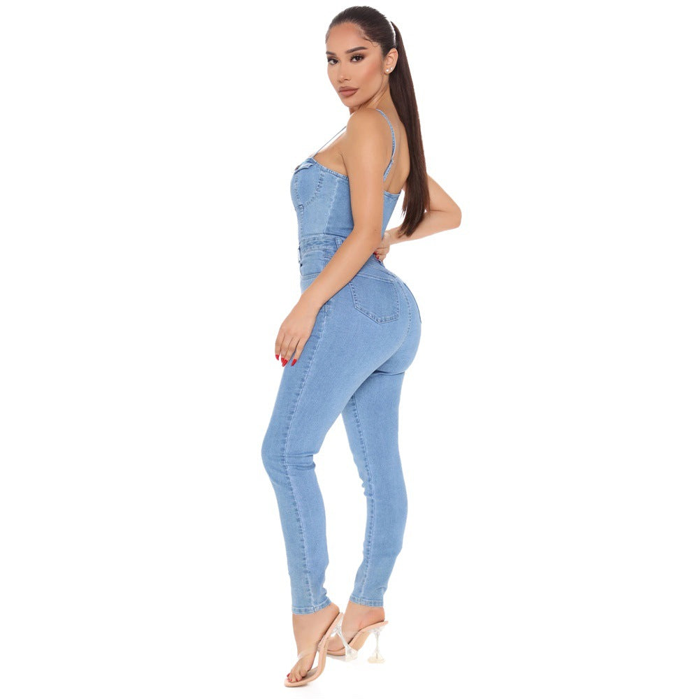 Denim Diva Jumpsuit: Dare to Stand Out!