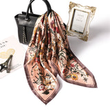 Ethereal Elegance: 70x70cm Silk Decorative Scarf from Eternal Gleams