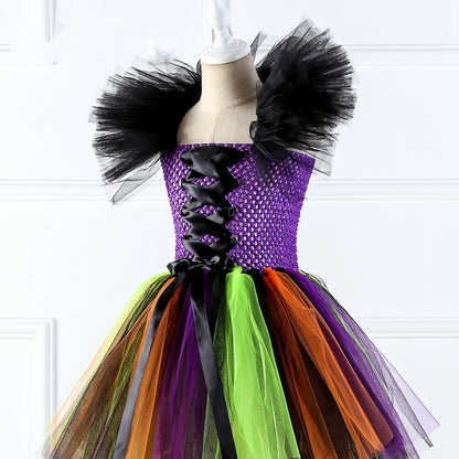 Magical Halloween Wizard Dress for Girls from Eternal Gleams.