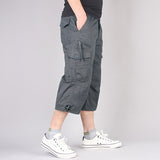 Men's loose cropped multi-pocket tooling pants from Eternal Gleams