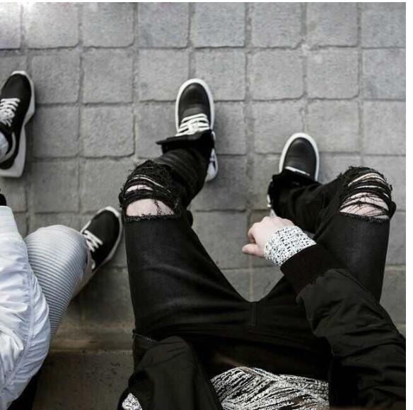 IA ROD CA Boy's Stretch Distressed Skinny Jeans