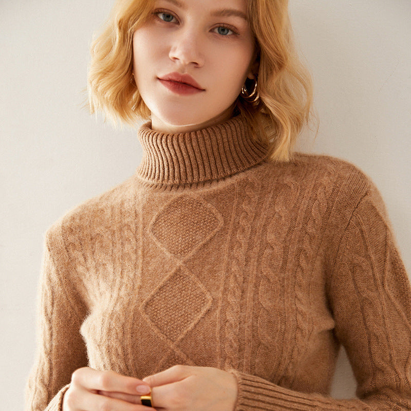 Luxury Cashmere Turtleneck Sweater: Embrace Elegance from Eternal Gleams