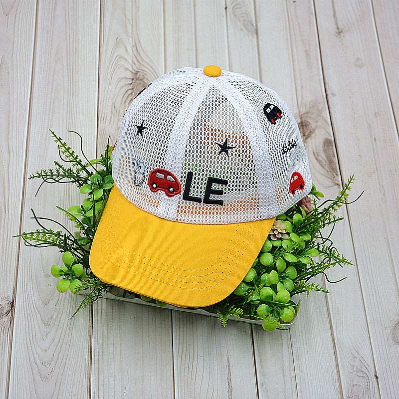 Fashion Simple Children's Printed Baseball Cap