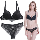 Elegant Women's Bra Set - Comfortable and stylish lingerie with supportive bra and seamless panties.