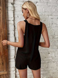 Chic Strap Shorts Jumpsuit: Effortless Casual Style