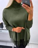 European And American Women's Clothing Turtleneck Woolen Top from Eternal Gleams