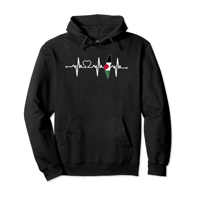 Palestine Pullover Hoodie Warm Hoodie Fashion Hip Hop Street Wear - Cotton from Eternal Gleams