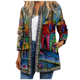 Women's Printed Long-sleeved Coat Cardigan from Eternal Gleams