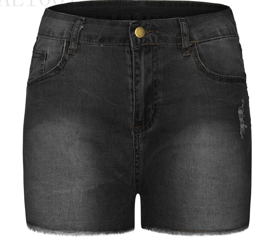 Trendy Tassel Denim Shorts: Women's Slim Fit from Eternal Gleams