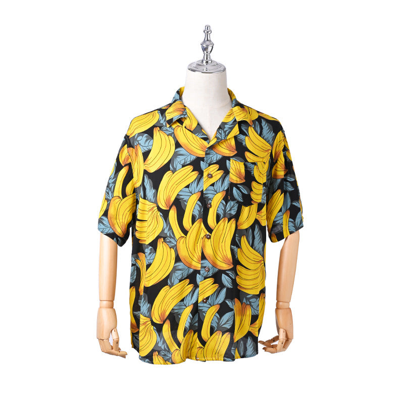 Men's Rayon Printed Cardigan Beach Shirt - Various Designs | Eternal Gleams