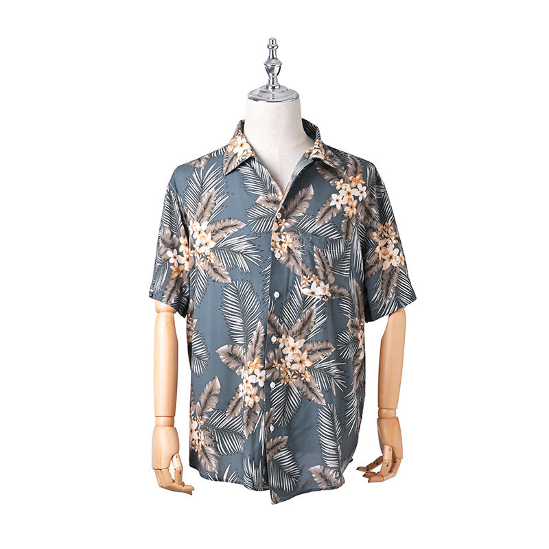 Men's Rayon Printed Cardigan Beach Shirt - Various Designs | Eternal Gleams