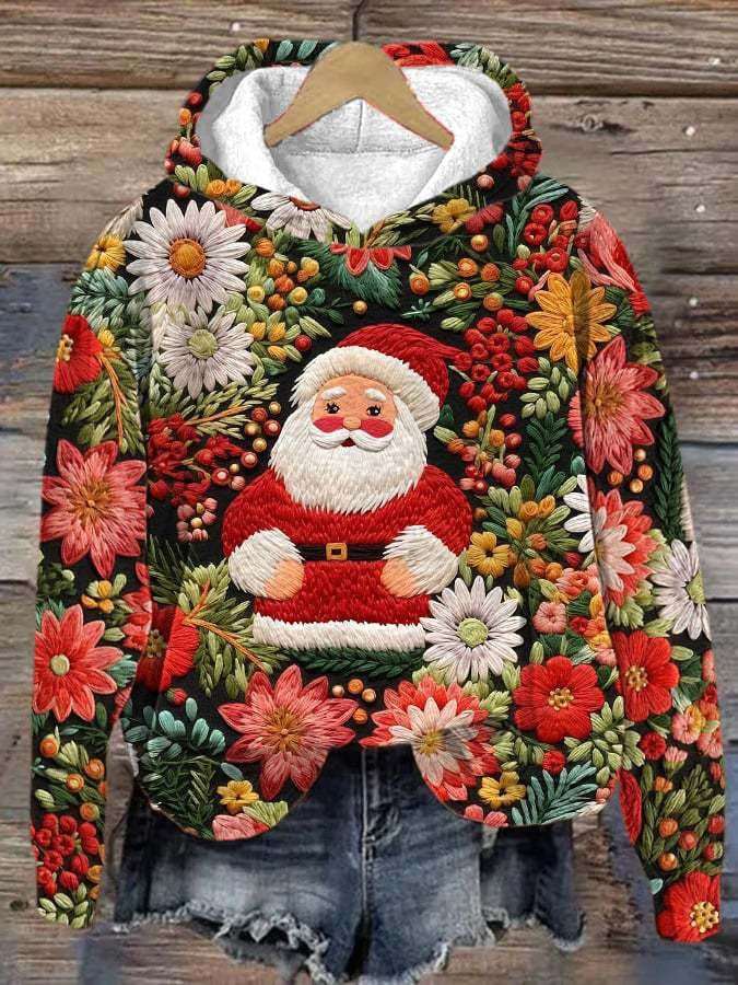 3D Digital Printing Christmas Couple Hooded Sweater Female