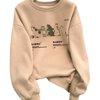 Chic Comfort: AutumnWinter Women's Printed Sweater