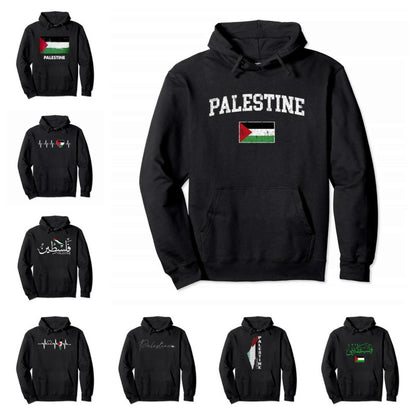 Palästina Pullover Hoodie Warm Hoodie Mode Hip Hop Street Wear - Baumwolle