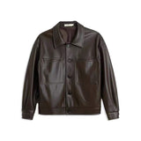 Vintage Vibes: Men's Retro Pu Leather Jacket from Eternal Gleams