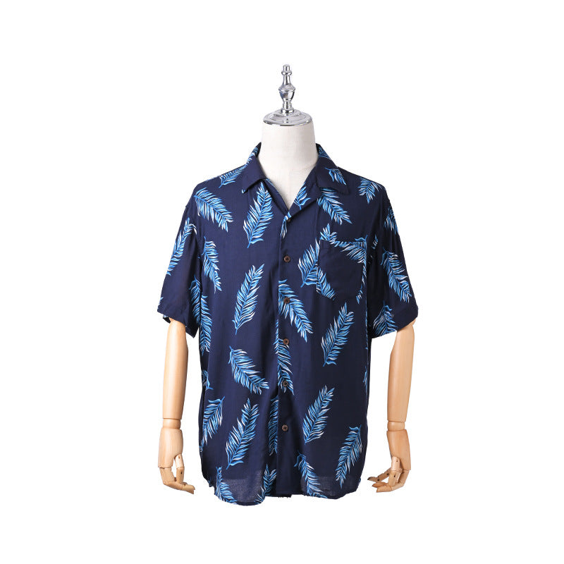 Men's Rayon Printed Cardigan Beach Shirt - Various Designs | Eternal Gleams