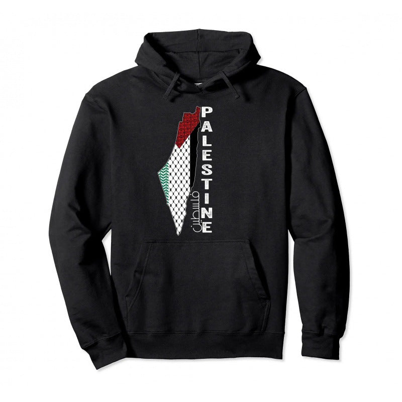 Palestine Pullover Hoodie Warm Hoodie Fashion Hip Hop Street Wear - Cotton from Eternal Gleams