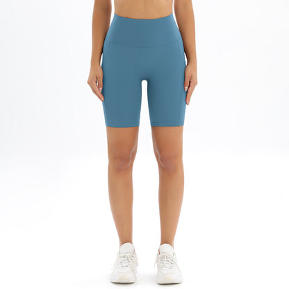 Doppelseitige Damen-Hüftlift-Tight-Sporthose mit hoher Taille