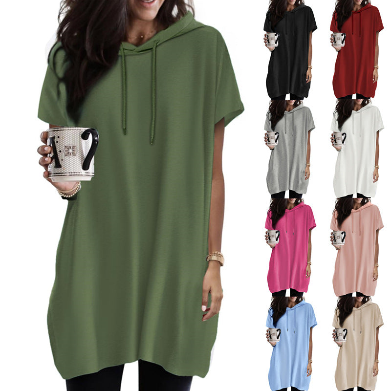 Women's Oversized Hoodie Short Sleeve Fashion from Eternal Gleams