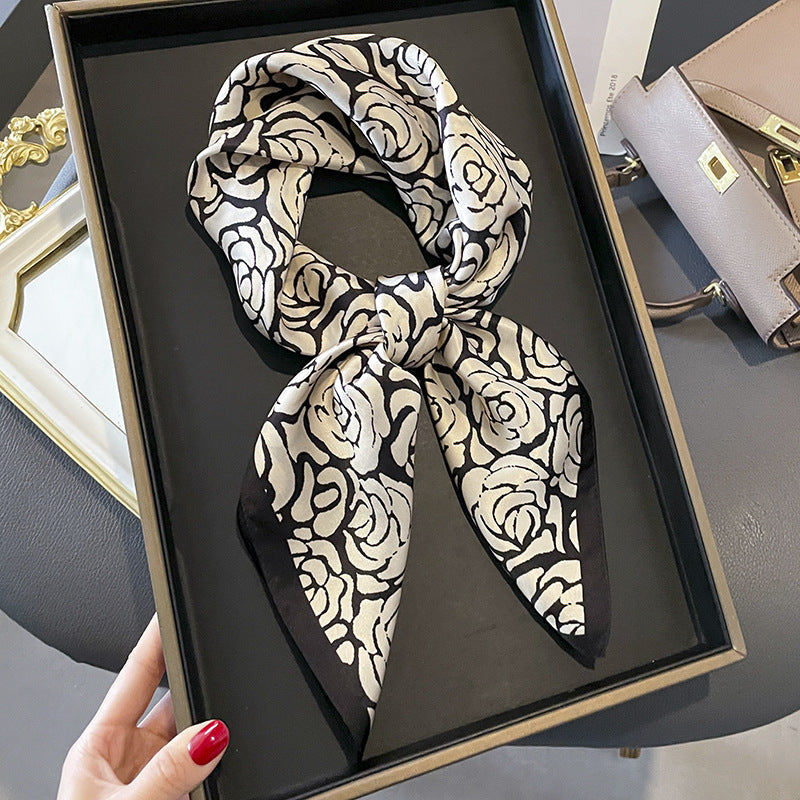 Ethereal Elegance: Silk Decorative Scarf & Shawl