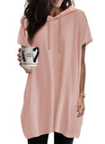 Women's Oversized Hoodie Short Sleeve Fashion from Eternal Gleams