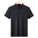 Men's business casual short-sleeved t-shirt, breathable and stylish, made from premium cotton blend, available in multiple colors, from Eternal Gleams