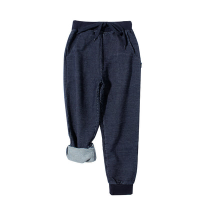 Boys' Trousers Girls' Knitted Children's Pants Casual Children's Jeans from Eternal Gleams