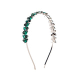 French Retro High-grade Hair Accessories Metal Texture Headband Rhinestone from Eternal Gleams