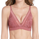 French Triangle Cup Bra Sexy Lace Ultra-thin Bra from Eternal Gleams