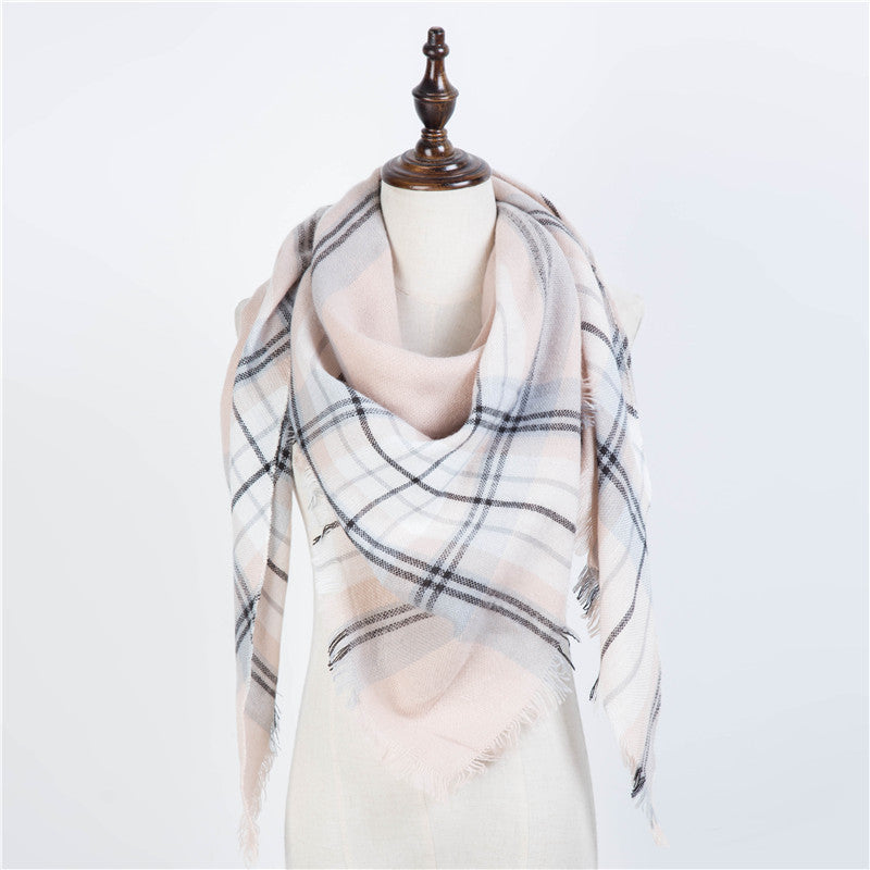 Chic Geometric Elegance: Women's Triangle Scarf from Eternal Gleams