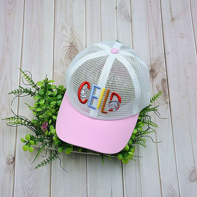 Fashion Simple Children's Printed Baseball Cap