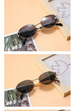 Chic Oval Frame Retro Sunglasses", "UV Protection Metal Frame Sunglasses", "Stylish Vintage Oval Sunglasses for Women