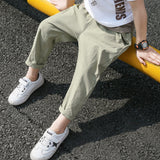 Summer Cotton And Linen Trousers Children's Casual Pants from Eternal Gleams