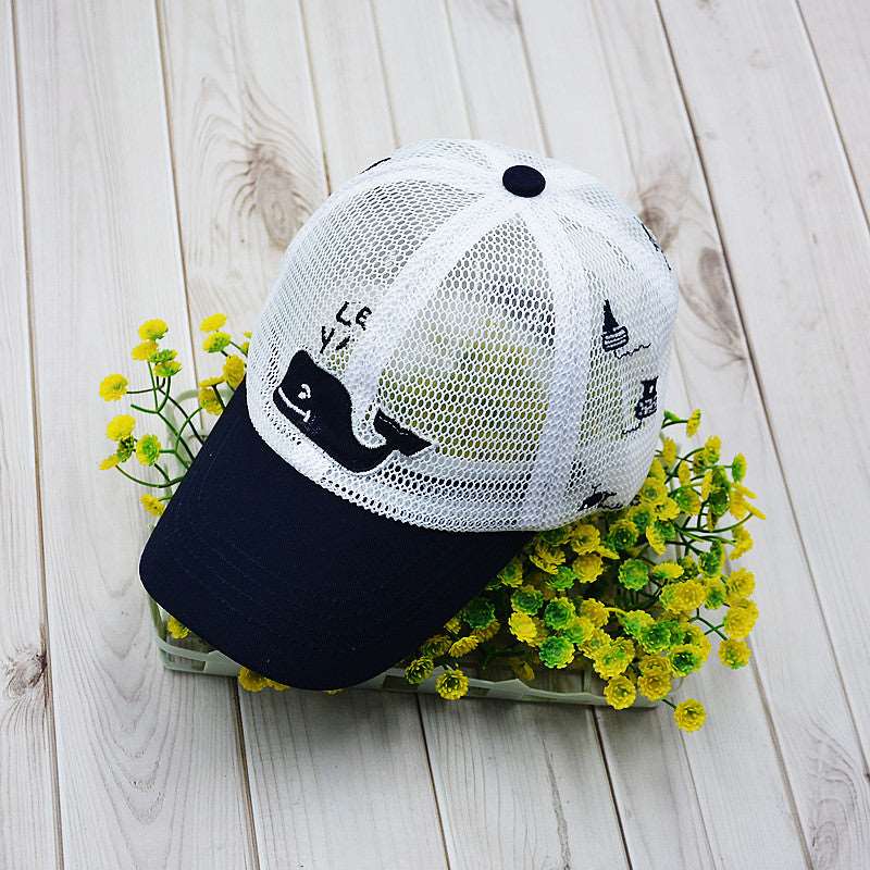 Fashion Simple Children's Printed Baseball Cap