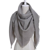 Chic Geometric Elegance: Women's Triangle Scarf from Eternal Gleams