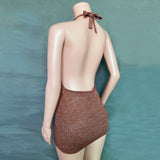 Radiant Geometry: Women's Vacation Swimsuit from Eternal Gleams