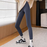 Arctic Chic: Winter Fleece Leggings - Women's Shark Pants | Eternal Gleams