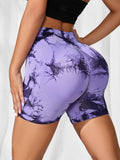 Tie-Dye Seamless Yoga Pants - Hip Lifting & Belly Contracting from Eternal Gleams