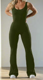 Sexy backless slim fit hip raise yoga jumpsuit in Various colors from Eternal Gleams