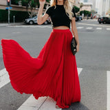 Women Fashion Casual Skirt Girls High Waist Long Skirts from Eternal Gleams