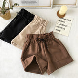 Women's High Waist Wide Leg A-line Boots Shorts from Eternal Gleams