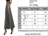 Multi-Color Big Hem Skirt Versatile from Eternal Gleams