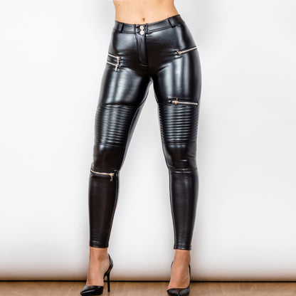 Shascullfites Melody Leather Motorcycle Leggings for Women from Eternal Gleams