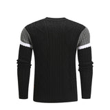 Men Casual Knitted Soft Cotton Sweaters Pullover Men Winter New Fashion Striped O-Neck Sweater from Eternal Gleams