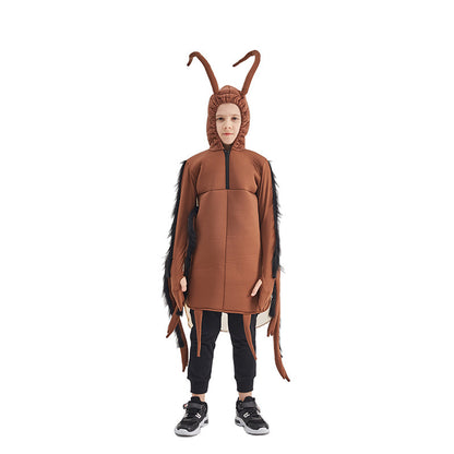 Einteiliges Kakerlakenkostüm für Halloween für Herren